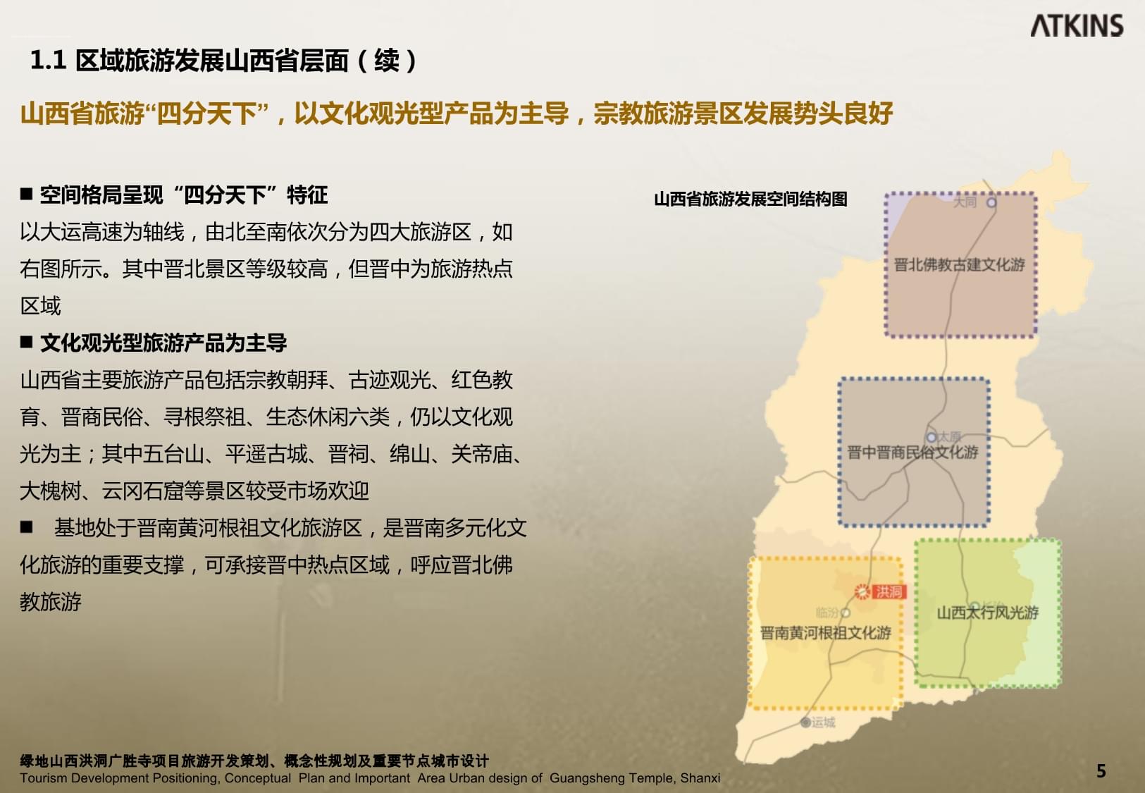阿特金斯-山西綠地洪洞廣勝寺項目旅游開發策劃概念性規劃